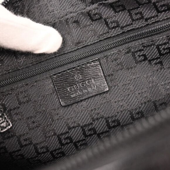 Gucci Black Canvas Handbag - Picture 7 of 11